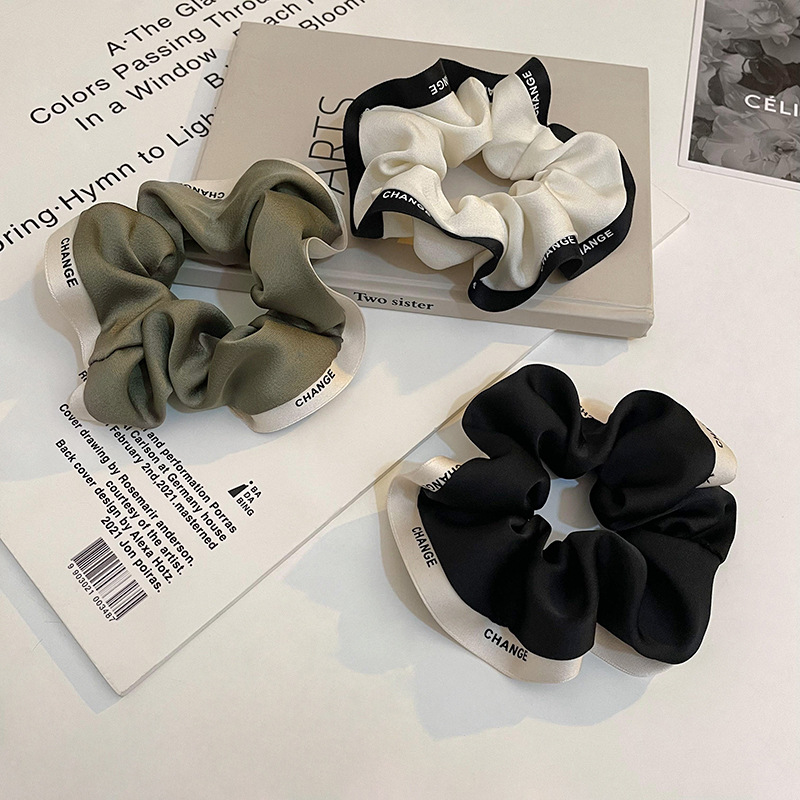 1pc Advanced Feel Large Intestine Hair Ring for Women, New Design Hair Tie Headpiece, Simple and Elegant Korean
