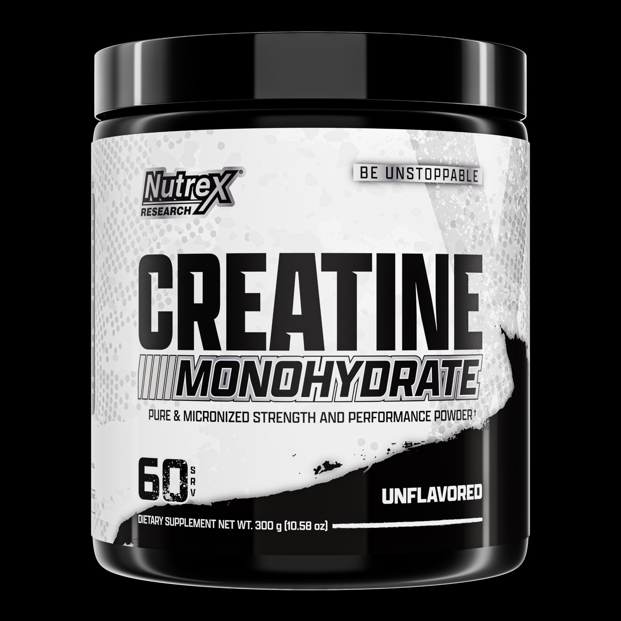 Nutrex Research Creatine Monohydrate Powder Unflavored | 5G Micronized Creatine Powder Per Serving | 60 Servings