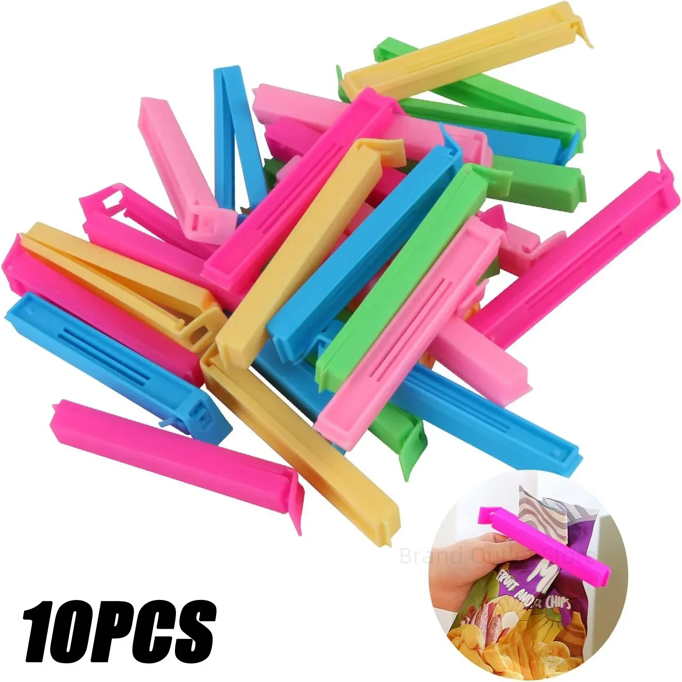 Snack Sealing Clip Plastic Fresh Keeping Sealer Clamp Food Saver Travel Kitchen Accessories Seal Food Storage Bag Clip