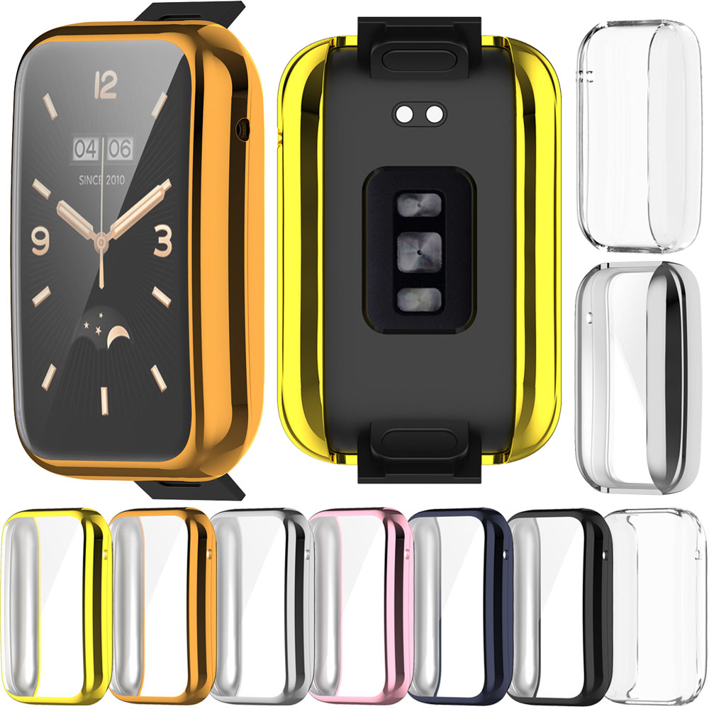 Soft TPU Case For Mi band 9 Pro Smart Watch Strap Bumper Cover Screen Protector For Mi band9 Pro