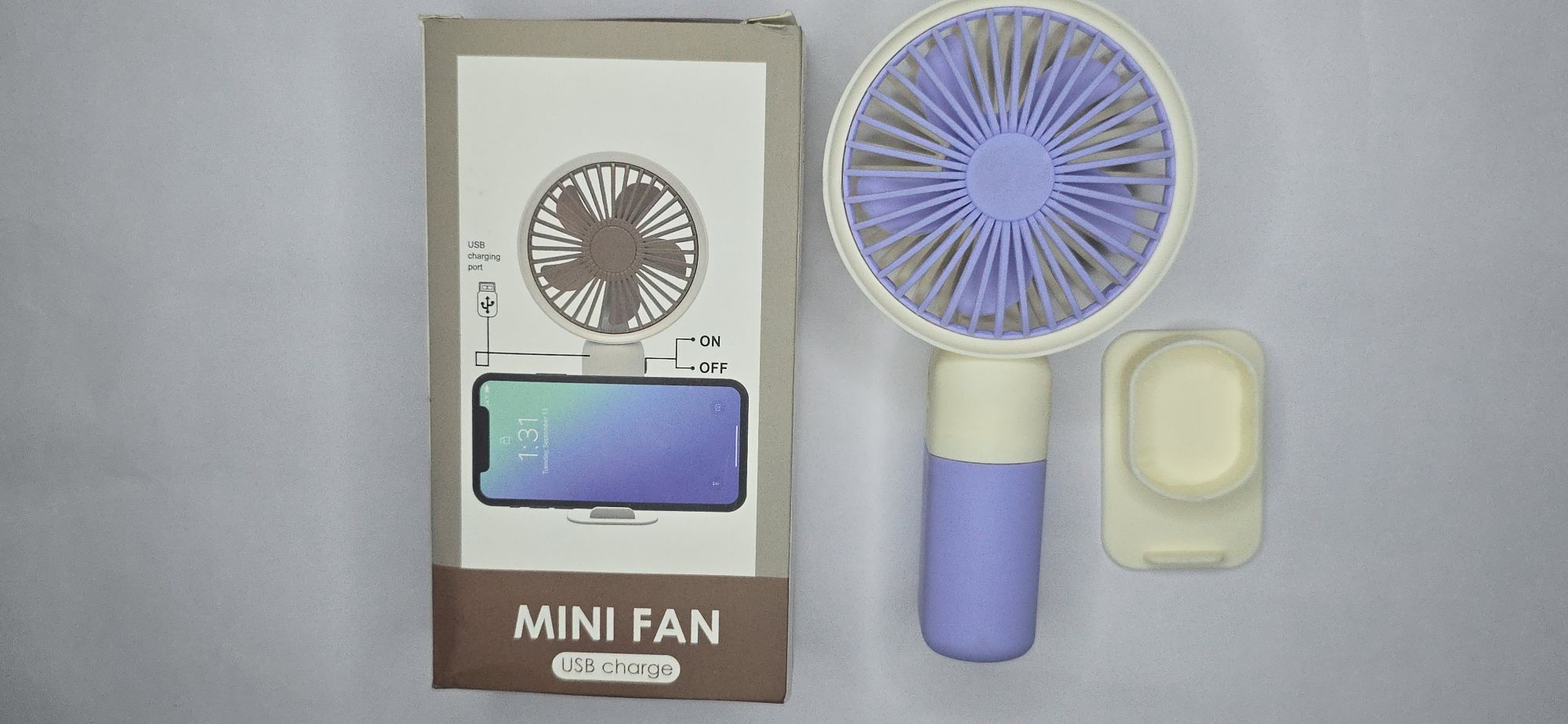 Mini Fan Rechargeable - Mini Fan, Small Fan,USB Charging Hand Fan with 1200mAh Battery | Travel, Makeup, Kitchen,Women’s Personal Pankhaa
