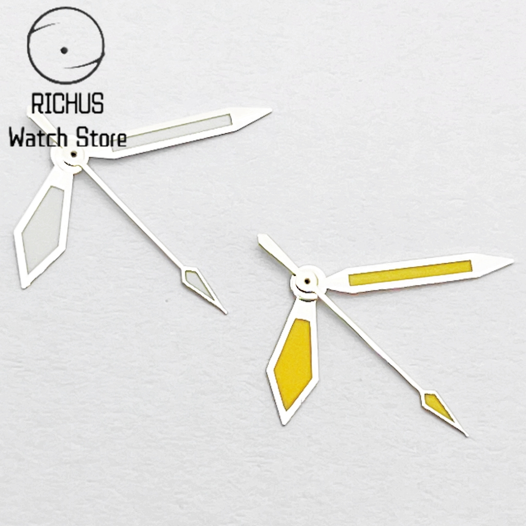 RICHUS Silver Watch Hands for NH35 NH36 PT5000 ETA2836 2824 DG2813 DG3804 Miyota 8215 8205 821A Movement Watch Mod Parts