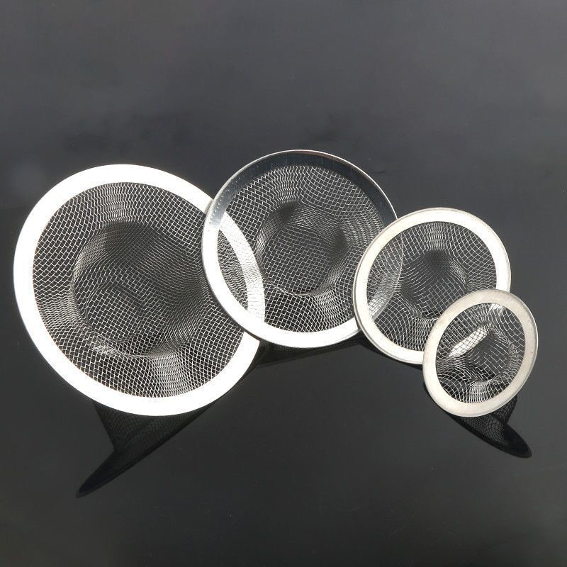 Hot Sale 1Pc Stainless Steel Kitchen Water Sink Filter Bathroom Drain Filter Net Shower Hair Catchers Stoppers Kitchen Accessor