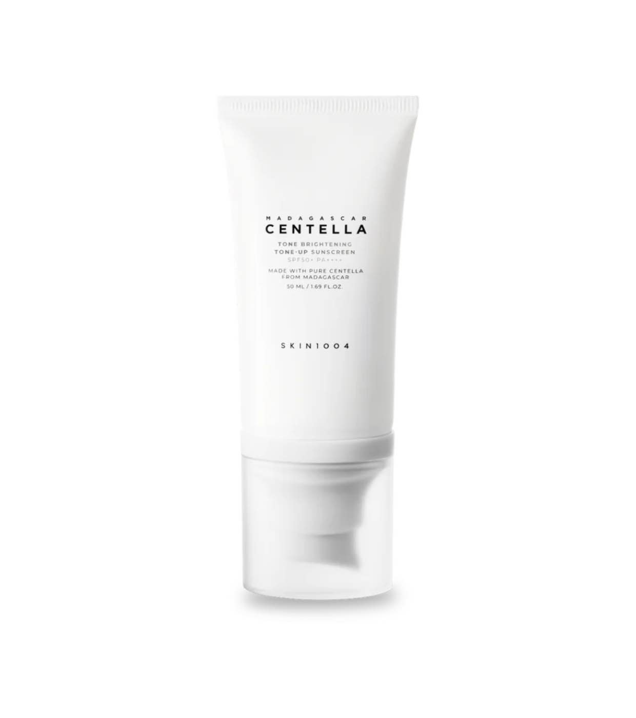 SKIN1004 Madagascar Centella Tone Brightening Tone-Up Sunscreen 50ml SPF50+ PA++++ | Premium Tinted UV Protection | Radiant Glowing Base