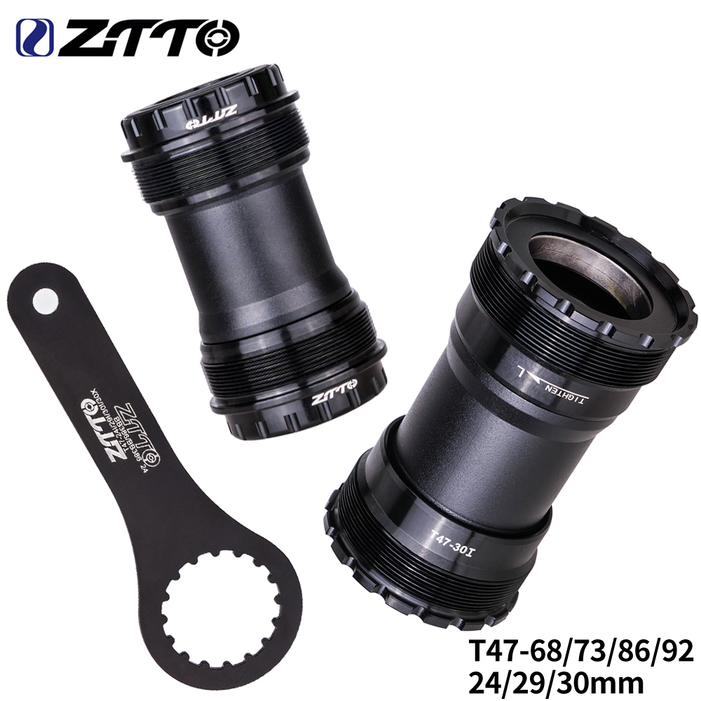 ZTTO Thread 47 Bicycle Frame Bottom Bracket Install Tool 24 MTB Road Bike T47 Crankset BB DUB 29 30mm 68 73mm Shell Spline Axis