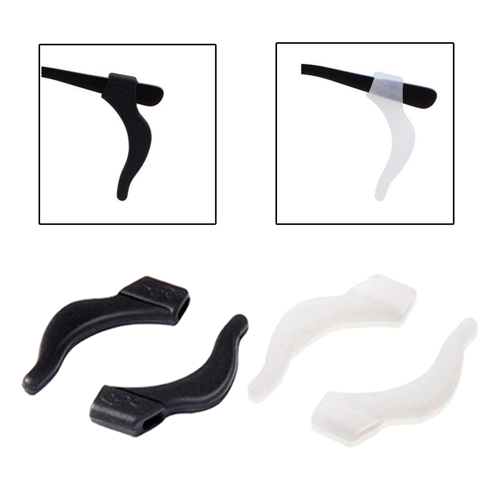 1 Pair Anti Slip Eyeglass Ear Hook Silicone Comfortable Eyeglasses Grip Eyewear Retainers Good Texture Eyewear Accessories