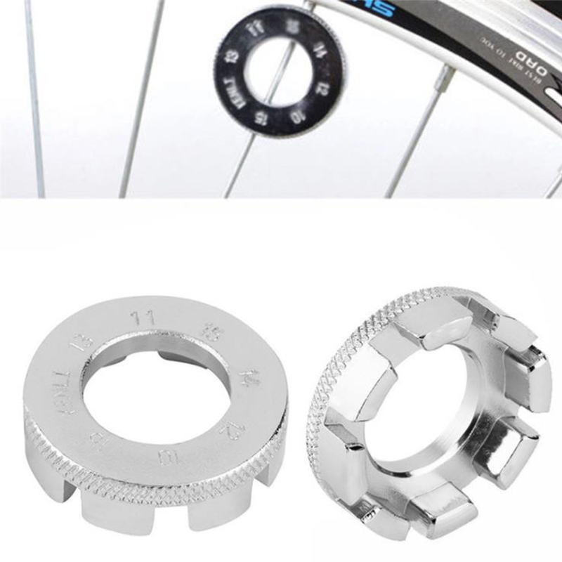 Steel Adjustable Spanner Repair Wrench 8 Way Spoke Nipple Wheel Rim Spanner Cycling Wrench Bicycle Spoke Wrench