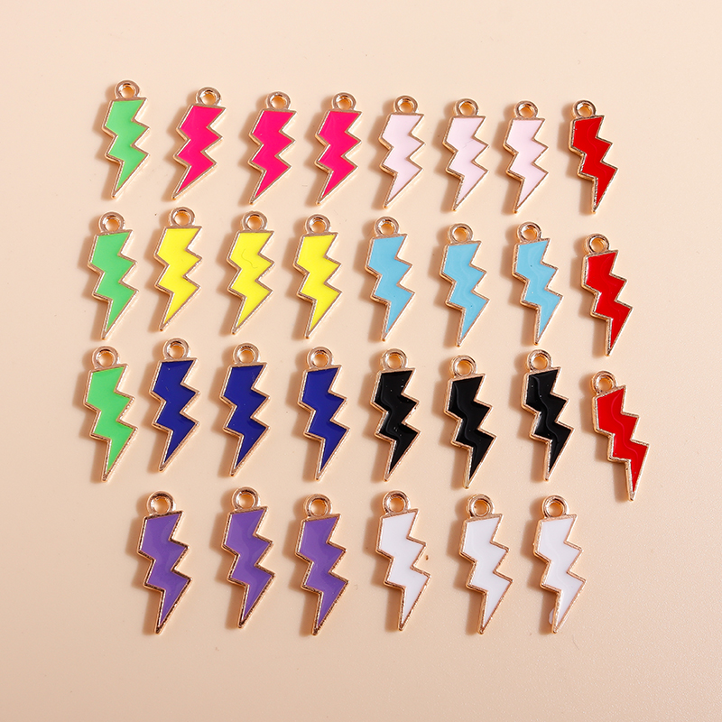 10pcs Enamel Mini Rainbow Charms Pendants for Necklaces Earrings DIY Handmade Jewelry Making Accessories