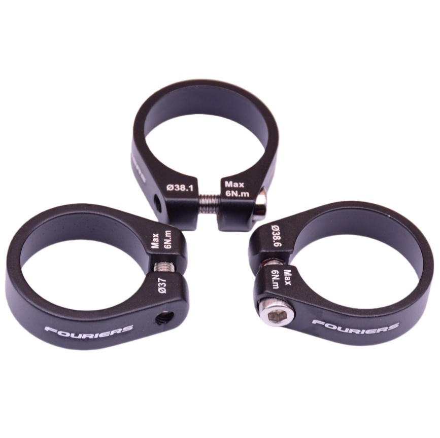 FOURIERS CSL-S007 Folding Bicycle BMX Seatpost Clamp 37mm 38.1mm 38.6mm Big Size Bolt Fixed Type Seat Post Clamp Bike Parts