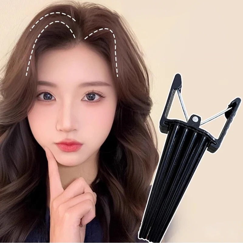 2/3pcs Fluffy Texture Styling Comb, Fluffy Bangs Clip,natural Curling Perm Tool, Fluffy Hair Roots, Covering Hair Seams