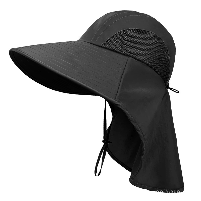 2026 Sun Hat Sun Protection UV Protection Enlarged Breathable Mesh Hat Foldable for Men and Women Fishing Camping Hiking Hat