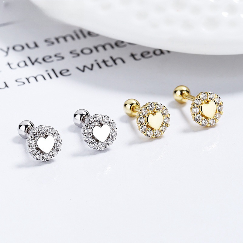 Love Thread Stud Earrings for Women, New Fashion Personality Earrings, Simple Style, Versatile Earrings, Women
