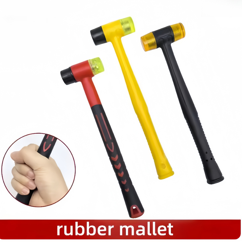 DIY Gold and Silver Tool Hammer Hand Tool Hammer Multi functional Soft Hammer Double sided Hammer