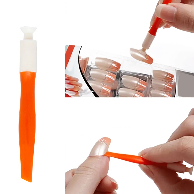 1Pc Multifunctional Suction Cup Nail Tool Professional Manicure Aid Unscented Nail Adhesive Primer Helper For Easy Application'