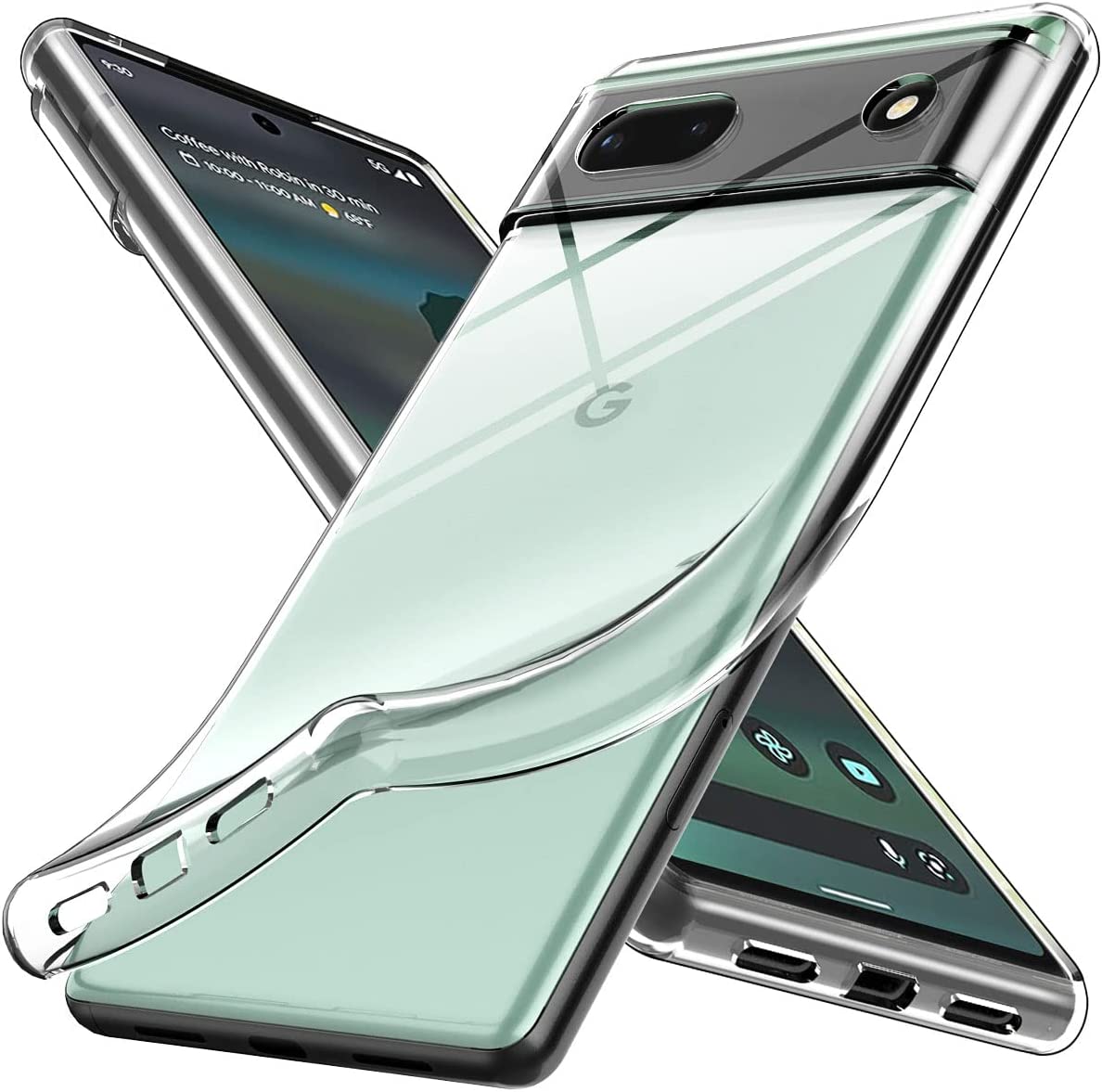 Ultra Thin Clear Case For Pixel 6 6A 7 7A Pro Pixel 8 Pro Transparent Cover Fundas