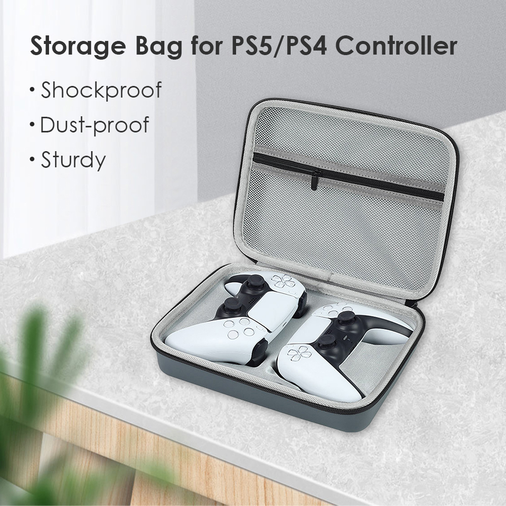 Waterproof Hard Shell Dual Controller Carrying Case for PlayStation 5 4 PS5 PS4 Electronic Equipment Protective Pack Case