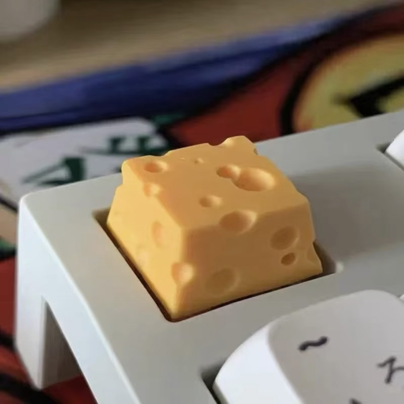 Chesse Cake Keycap For ESC Mechanical Keyboard Keycaps Cartoon Cute Personality For KEY CAP