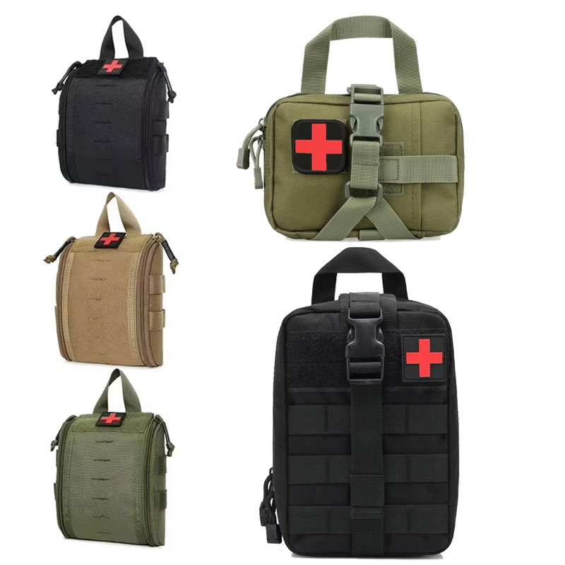 First Aid Kit 1000D Ifak Bag Tear-off Medical Bag Storage Bag Empty Small Medical Bag Molle EMT Bag