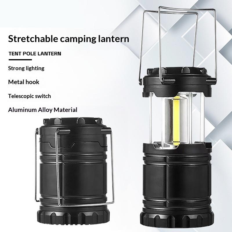 LED Camping Lights Portable Hanging Collapsible Mini Lantern Strong Bright LED Flashlight Handheld LED Light