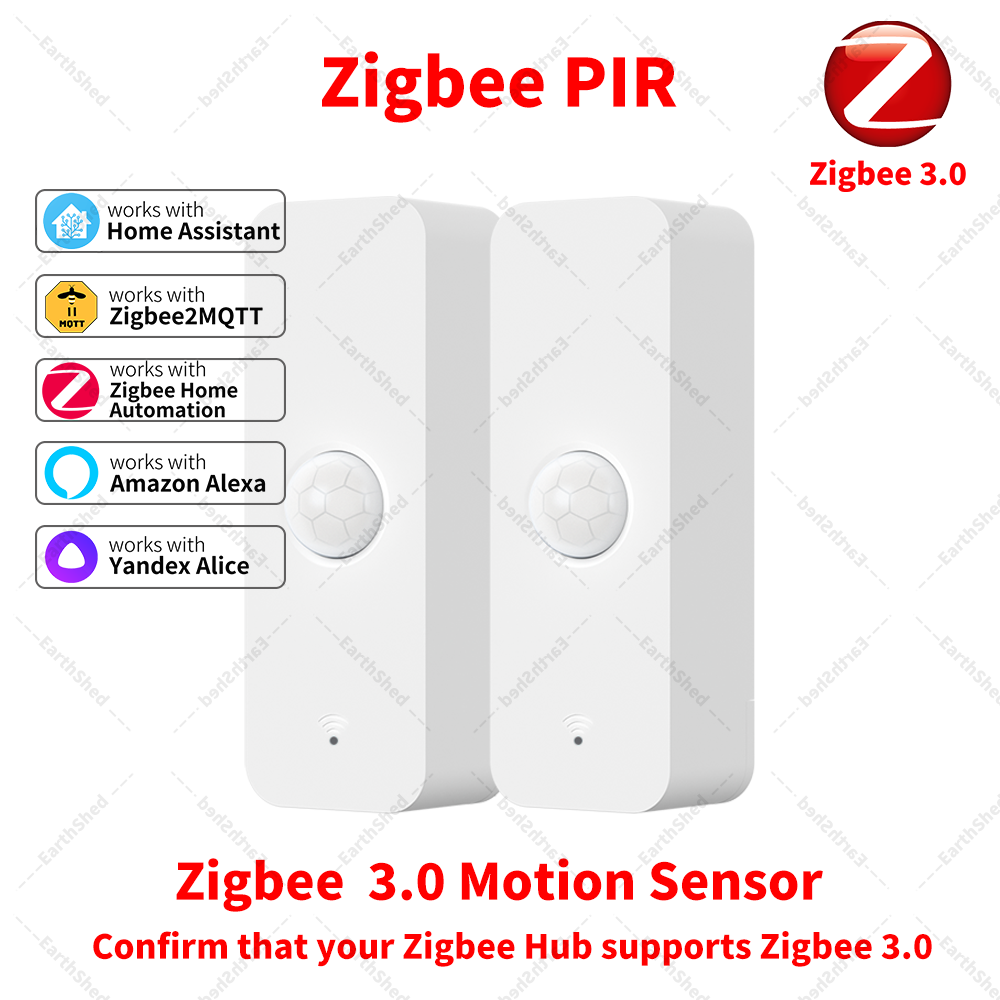 Zigbee 3.0 PIR Motion Sensor Zigbee Hub Required work with Home Assistant Yandex Alexa ZHA Zigbee2MQTT
