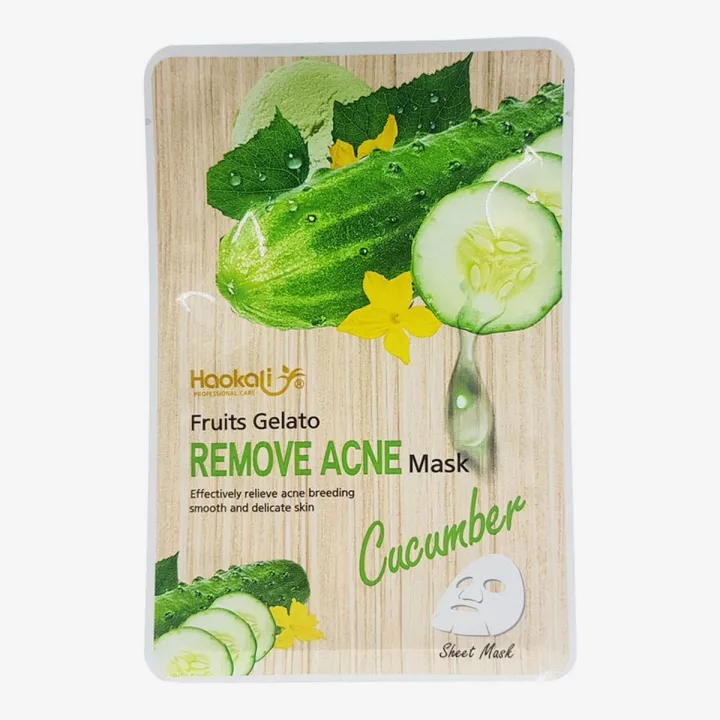 Fruits Gelato Remove Acne Sheet Mask Cucumber Pack of 1