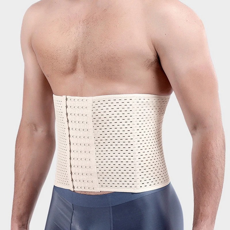 Men Slimming Body Shaper Waist Trainer Trimmer Belts Corset for Abdomen Belly Shaper Tummy Control Fitness Compression Shapewear