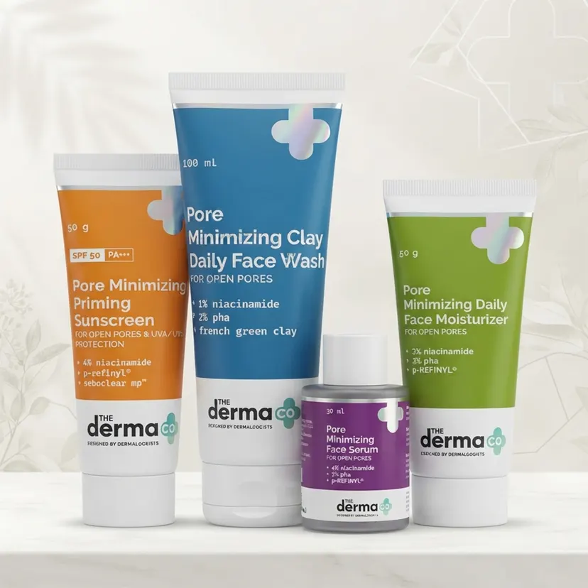 The Derma Co Pore Minimizing Skin Care Set, 4PC