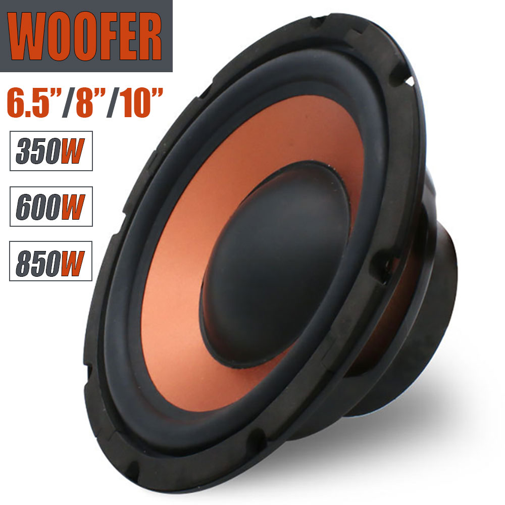 1pc 6.5 Inch/8inch/10inch Car Bass Woofer Speaker 350W/600W/850W High Powered Core 4 Ohm for Car Stereo Refit Bles Online DZ-25A-20 QC