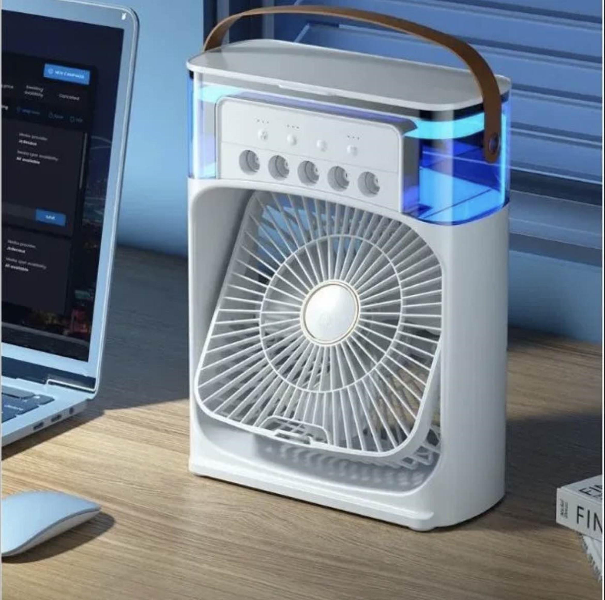 Mini Cooler Fan Humidifier Portable USB Cooler Air Conditioner Fan