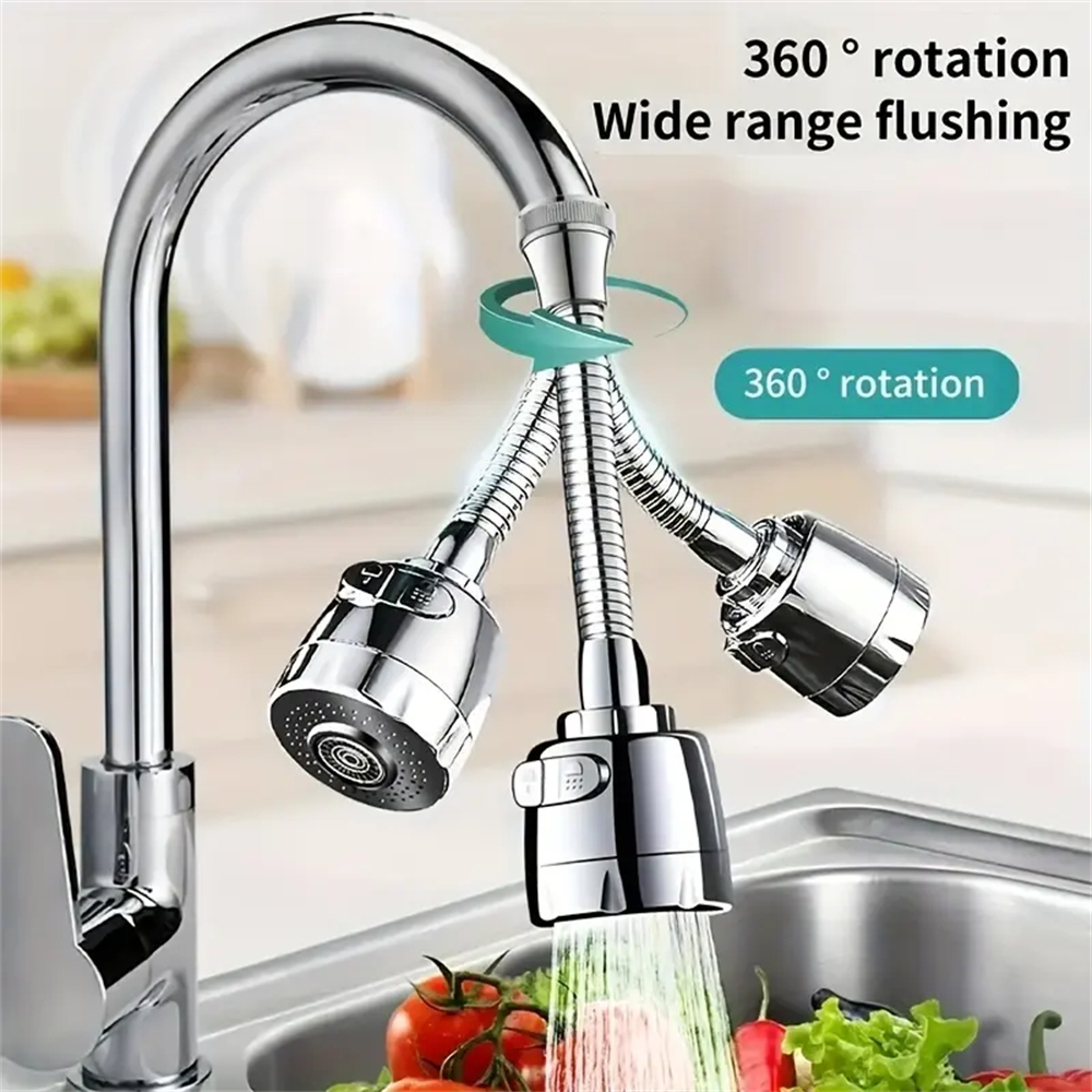 720° Rotating Faucet Head Pressurized Kitchen Faucet Splash-proof Head Shower Artifact Filter Head Universal Tap Water Extender