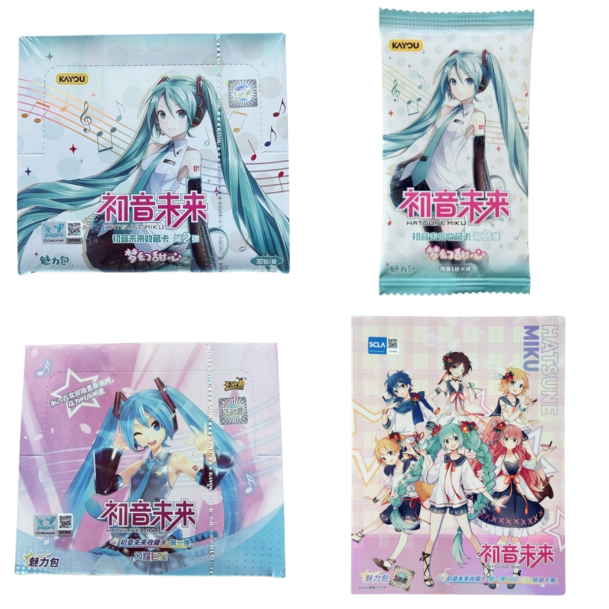 KAYOU Genuine Hatsune Miku Collection Hobby Cards Virtual Singer Shine Superstar Halloween Cosplay Cute Children's