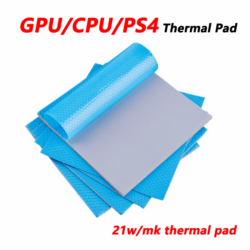 100Pcs Thermal Pad GPU CPU Heatsink Cooling Conductive Silicone Pad 10*10*0.5mm