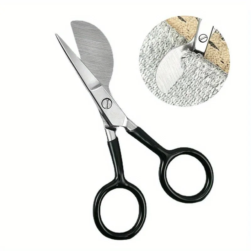 1PC Tufted Carpet Trimmer Scissor Embroidery Scissors Duckbill Applique Scissors Sewing Crafting Shears Soft Handle