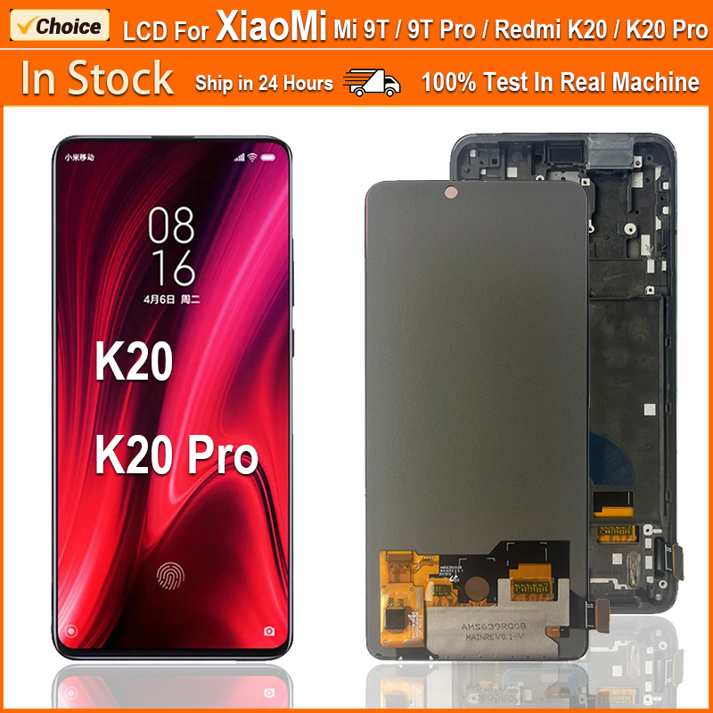 6.67" AMOLED For Xiaomi Mi 10 5G LCD Display Touch Screen Digitizer Replacement For Xiaomi Mi10 Pro 5G M2001J2G M2001J2I