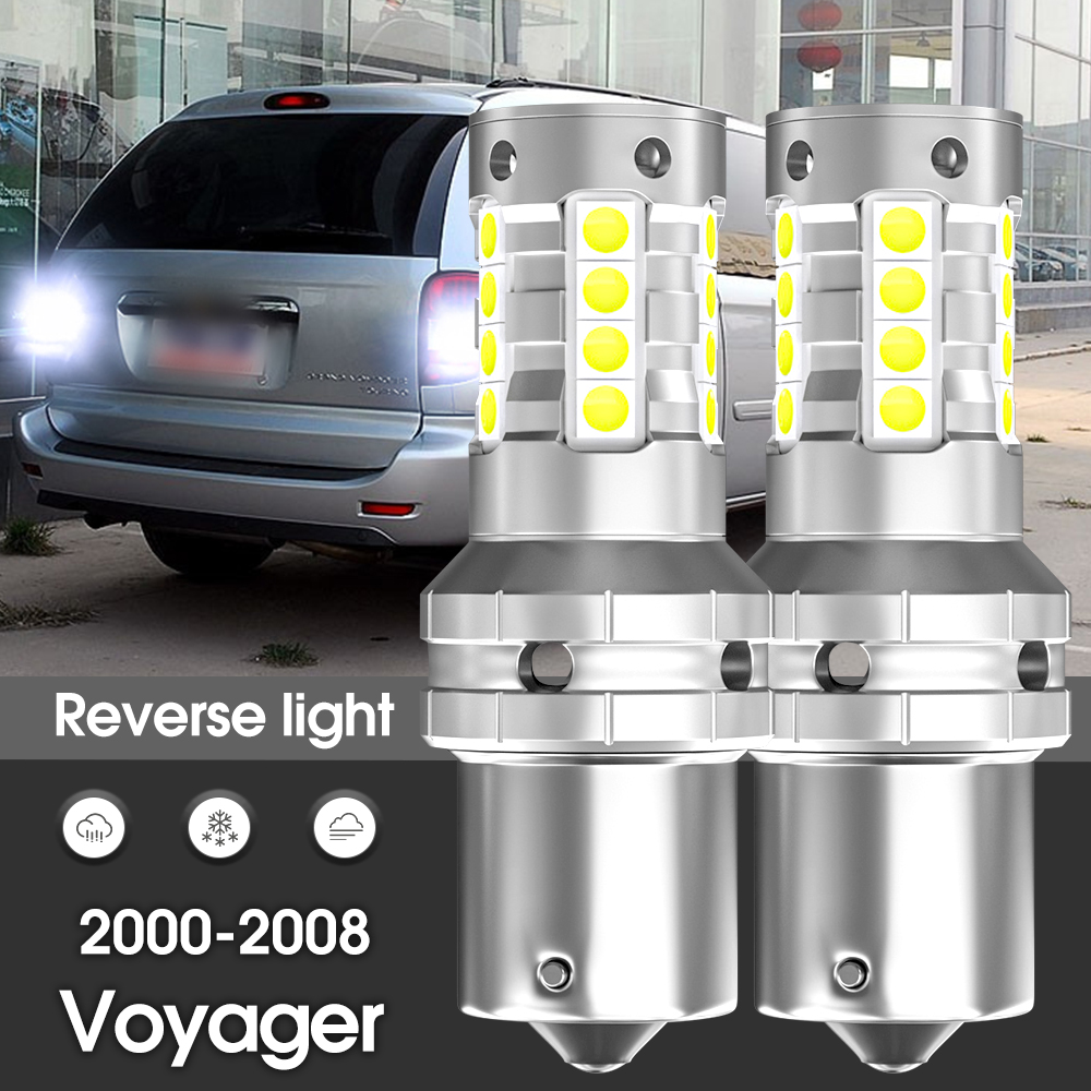 Canbus LED Reverse Light Backup Lamp 2pcs Accessories For Chrysler Voyager 2000-2008 2001 2002 2003 2004 2005 2006 2007