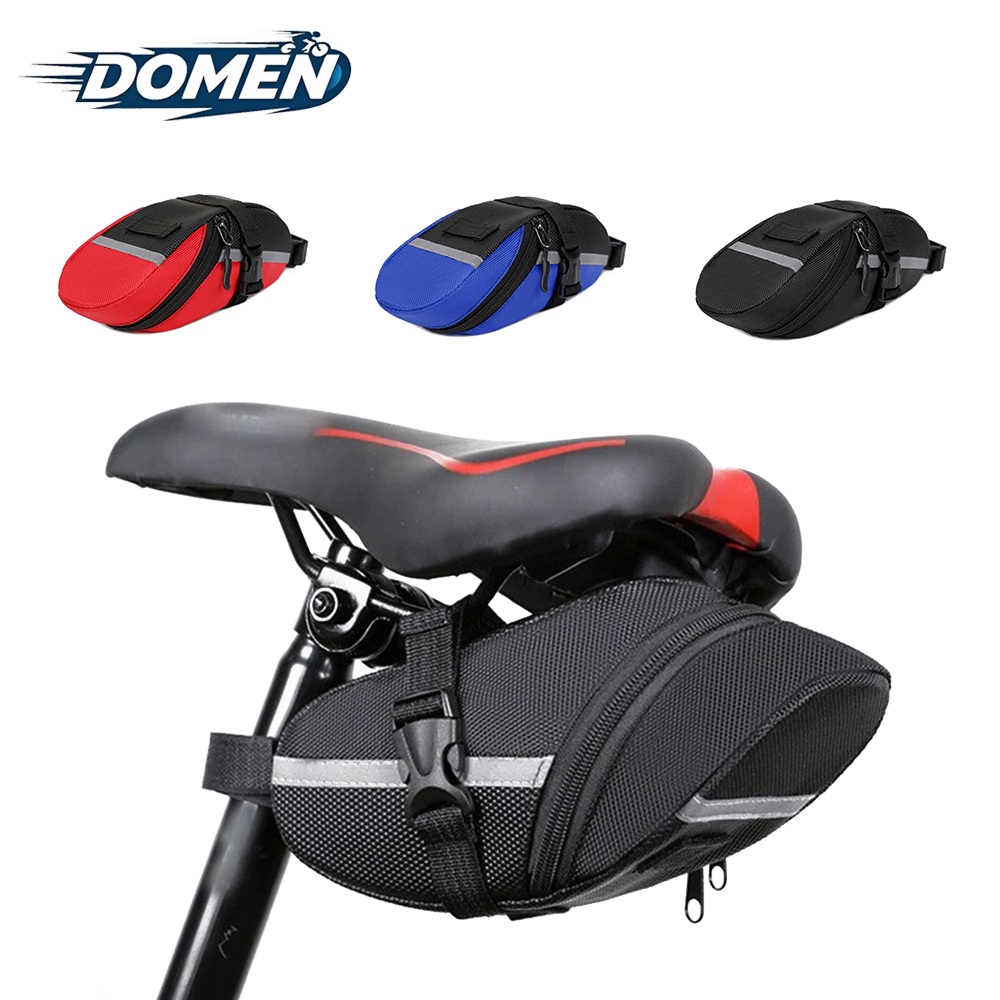 DOMEN Bicycle WaterProof Saddle Bag Bicycle Tail Bag Mountain Bike Rear Bag Bike Universal Tail Bag Outdoor Bicycle Accessories