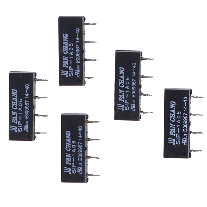 5Pcs 5v 4pin Relay Sip-1a05 Reed Switch Pan Chang For High Quality Durable For Daily Use Home Office