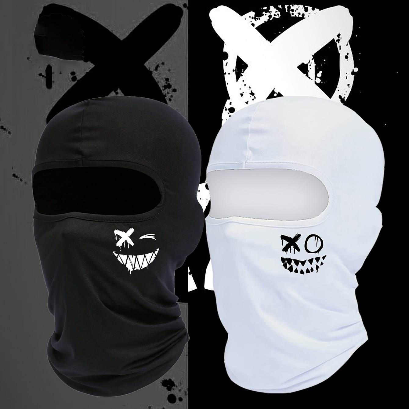 1pc/2pcs Ski Mask Breathable, Quick-Dry Full Face Balaclava Mask, Sweat-Absorbent & Dustproof, Ideal for Cycling & Outdoor Sport