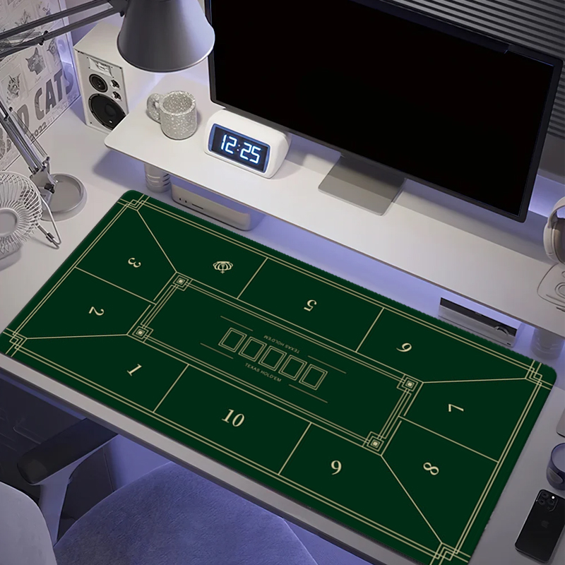 180*90cm Rubber Mouse Pad Pokers Tablecloth Casino Board Games Desk Mat Gaming Table Pad Chips Tablecloth Anti-Slip Rubber Pad