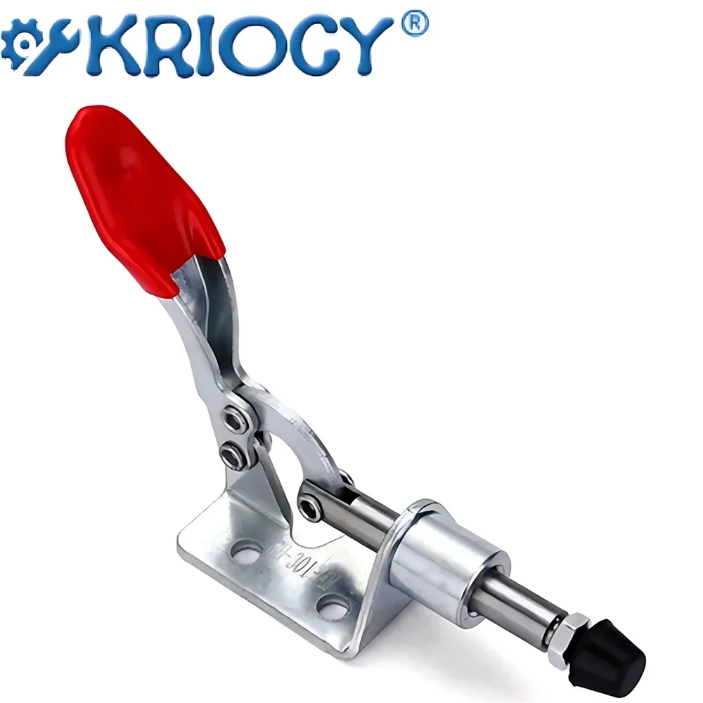 1/2Pcs GH-301AM 45Kg Toggle Clamp Quick Release Pull Action Vertical/Horizontal Type Clamps Hand Tool for Woodworking