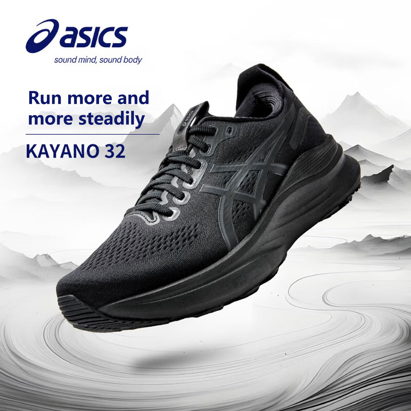 Asics Men's Shoes Gel-Kayano 32 Sports Shoes Outdoor Casual Lightweight Breathable Running Shoes 1011C052-001