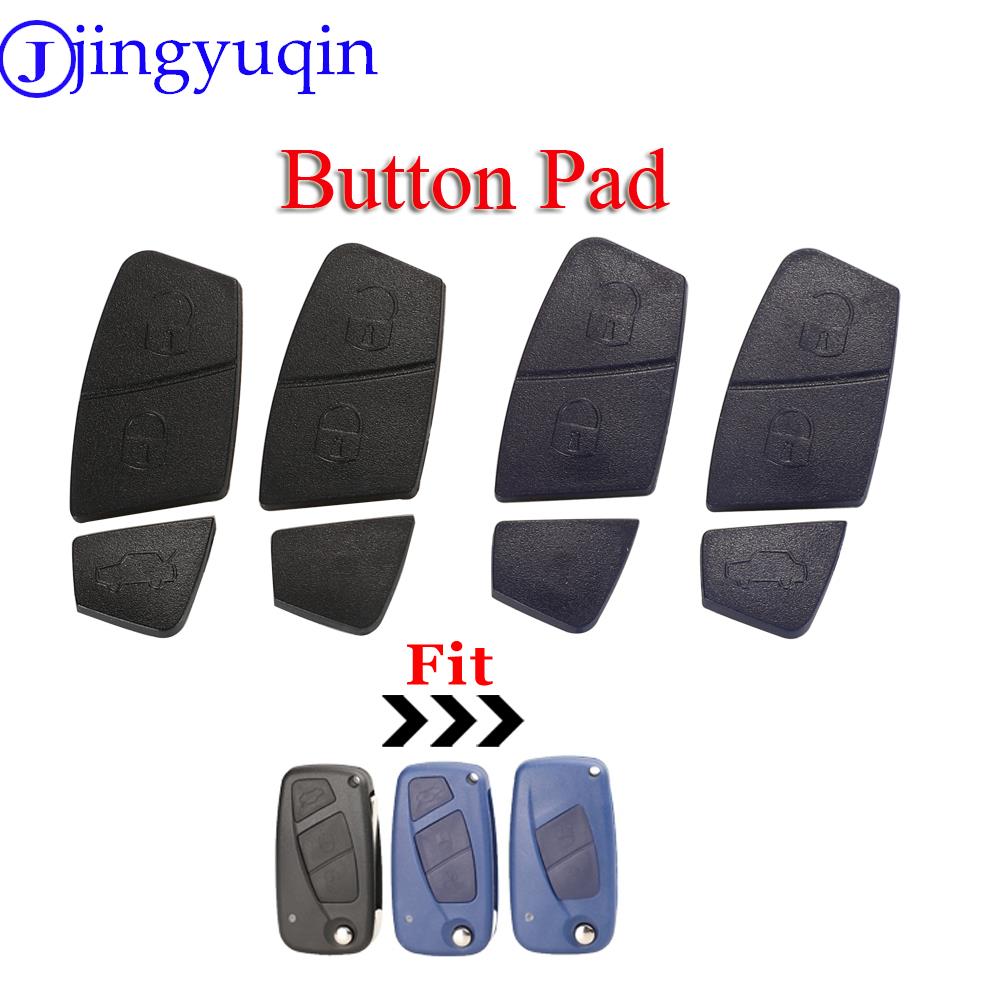 jingyuqin Blue Black Replacement 2/3 Buttons Car Remote Key Shell Button Pad For Fiat Punto Panda Stilo