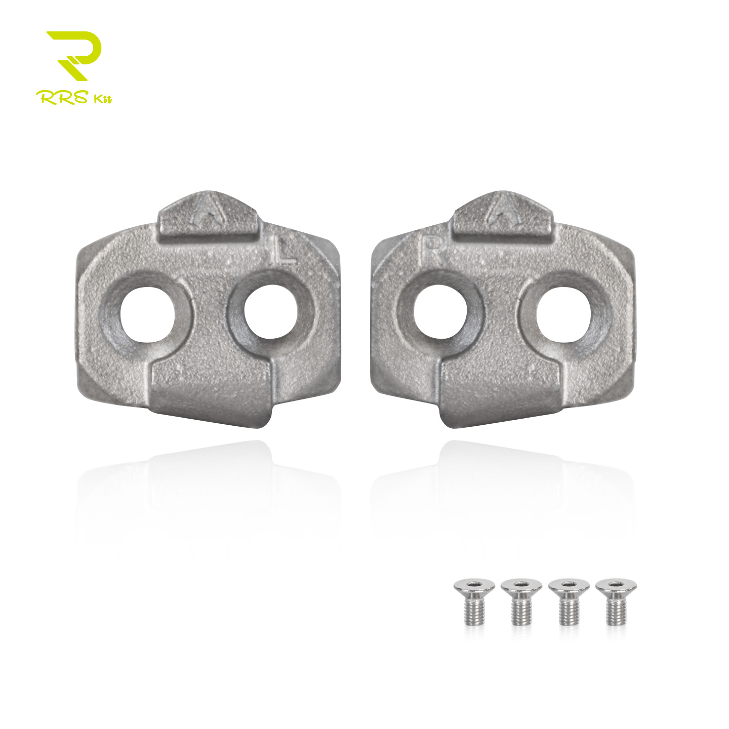 RRSKIT Mountain Bicycle Lock Pads For Time Mountain Bike Self-Locking Pedal ATAC System Stainless Steel Mountain Bike Cleats