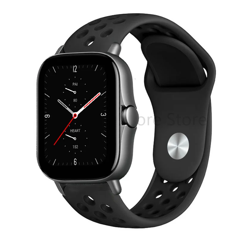 Silicone band For GTS 4/3/2e/GTS2 Mini/GTR 20mm 22mm 42mm-47mm/GTR 4/3 Pro/2/2e Sport Bracelet bip watch strap