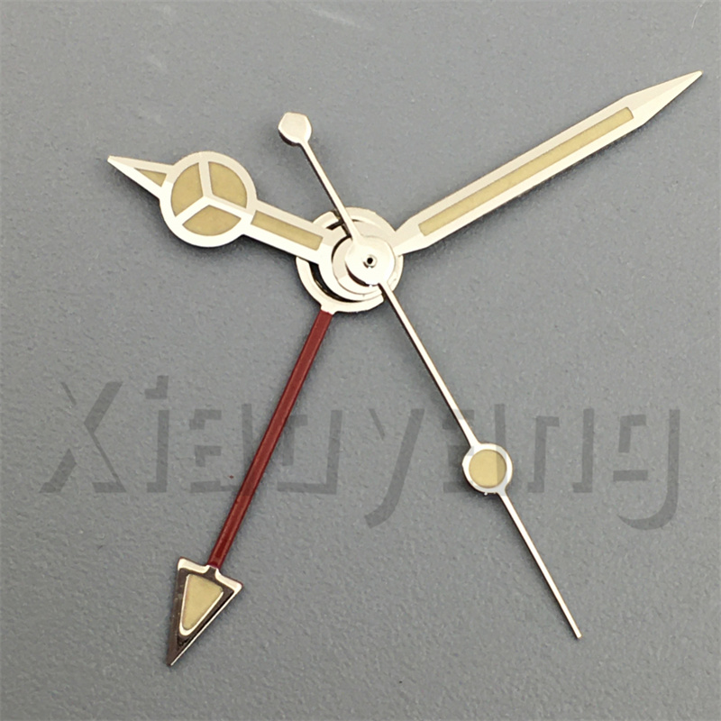 NH34A Retro Watch Hands Vintage Watch Needles With C3 Luminous Fit for NH34 Movement GMT Men's Watch Modified Replacement Parts