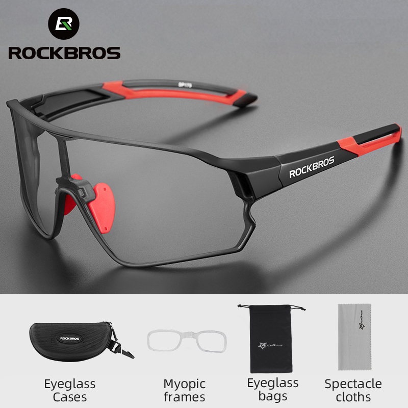 ROCKBROS Photochromic Bike Glasses UV400 Sun Protection Goggles Bicycle Sunglasses Sports Men Women Outdoor Eyewear