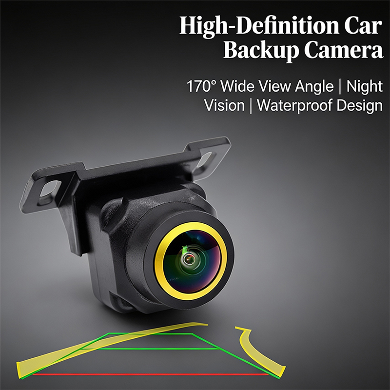 AHD car rearview camera HD night vision automatic parking monitor 1080P waterproof wide-angle intelligent dynamic camera