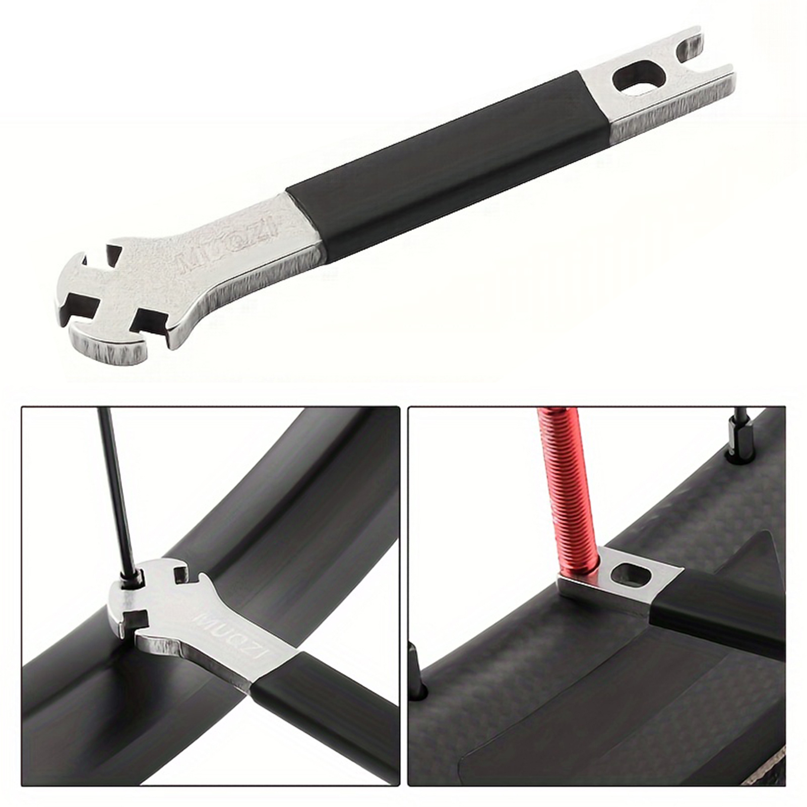 Lebycle Bicycle Stainless Steel Spoke Wrench Wheel S Tension Correction Repair Tools