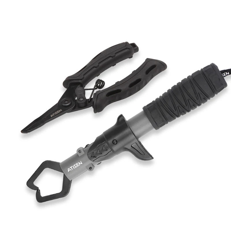 Fishing Clamp Tool, Fish Control, Line Cutting, Hook Removal, Ring Opening, Hook Tying Pliers, Fishing Accessories and Equipment
