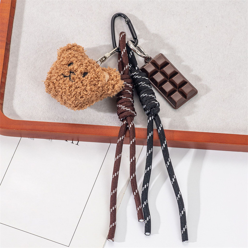 Fashion Stuffed Cute Bear Plush Pendant Bag Pendant Charms Cartoon Key Chain Soft Anime Plush s